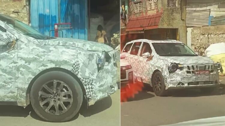 Mahindra XUV700 Facelift Spied Testing