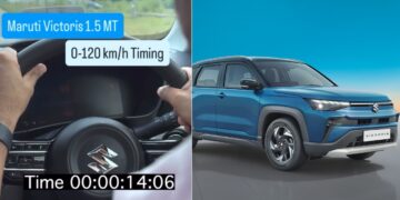 Maruti Victoris 0-100 km/h Acceleration Test