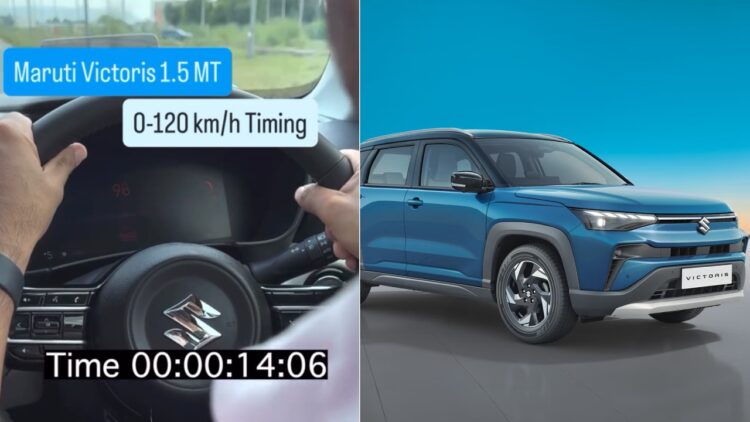 Maruti Victoris 0-100 km/h Acceleration Test