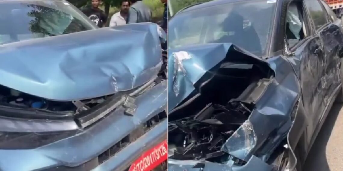 Maruti Victoris Accident
