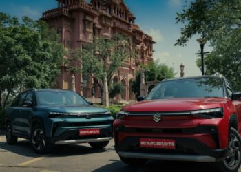 Maruti Victoris Front Three Quarters