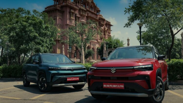 Maruti Victoris Front Three Quarters