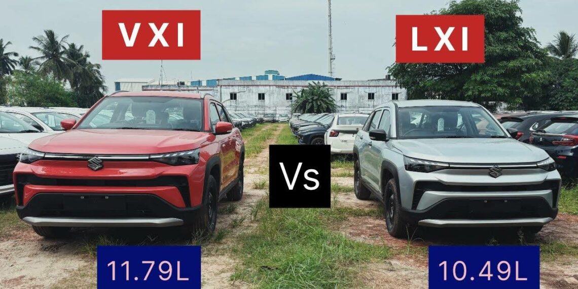 Maruti Victoris Lxi vs Vxi Comparison