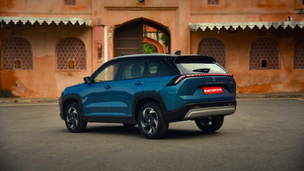 Maruti Victoris Rear Three Quarters