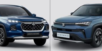 Maruti Victoris vs Grand Vitara Specs Features Design Comparison