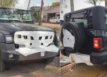 New 2025 Mahindra Thar RWD 3-door Spied Testing