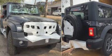 New 2025 Mahindra Thar RWD 3-door Spied Testing