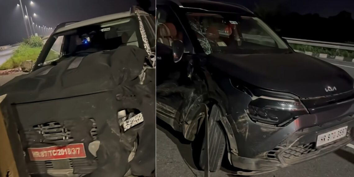 New-Gen Hyundai Venue Test Mule Crash