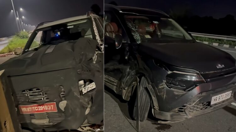 New-Gen Hyundai Venue Test Mule Crash