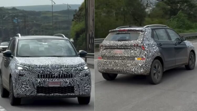 New Skoda Kushaq Facelift Spotted