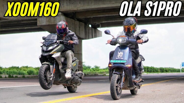 Ola S1 Pro vs Hero Xoom 160 Drag Race