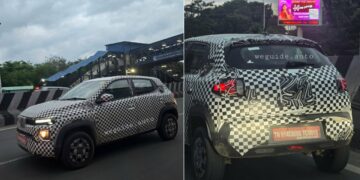 Renault Kwid Facelift Spotted Testing
