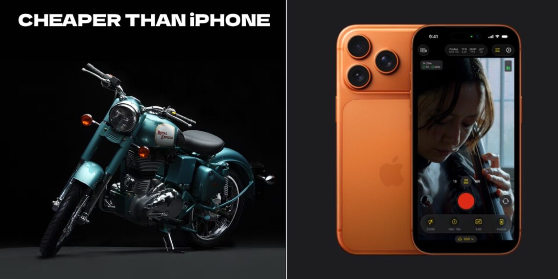Royal Enfield Classic 350 Cheaper Than iPhone 17 Pro Max