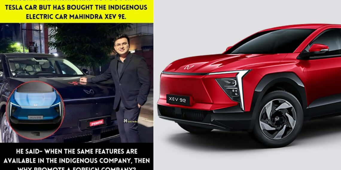 Shubhankar Mishra Buys Mahindra XEV 9e