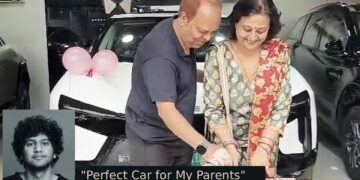 Kia USA Designer Gifts Mahindra BE6 to parents (1)