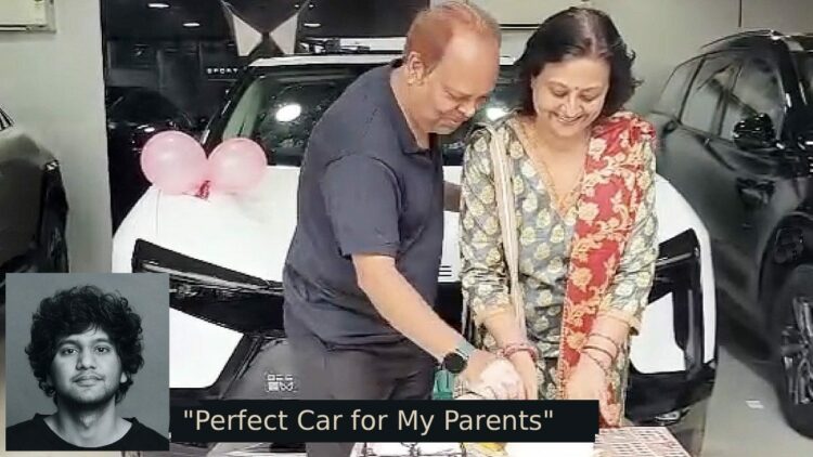 Kia USA Designer Gifts Mahindra BE6 to parents (1)