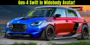 Latest Generation Maruti Suzuki Swift with Widebody kit