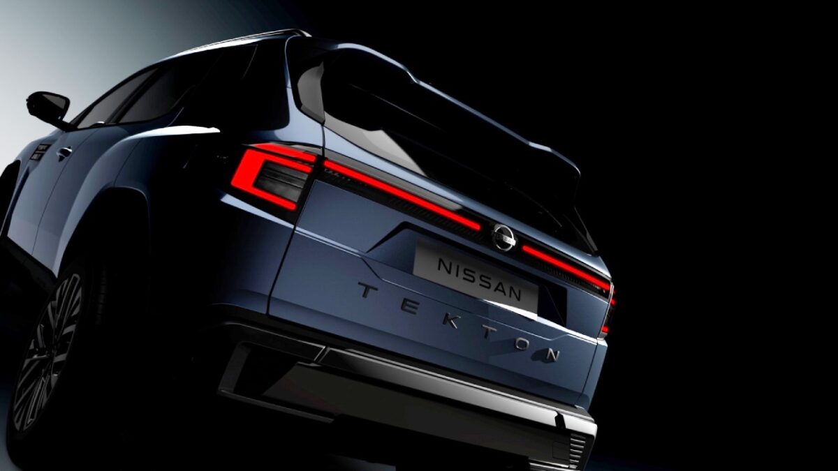  Nissan Tekton Rear Three Quarters LED Connected taillight