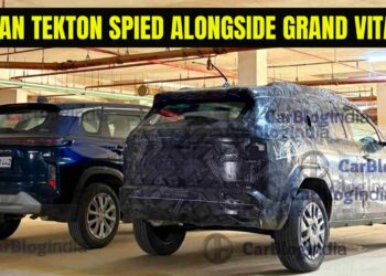Nissan Tekton Spotted Alongside Maruti Grand Vitara