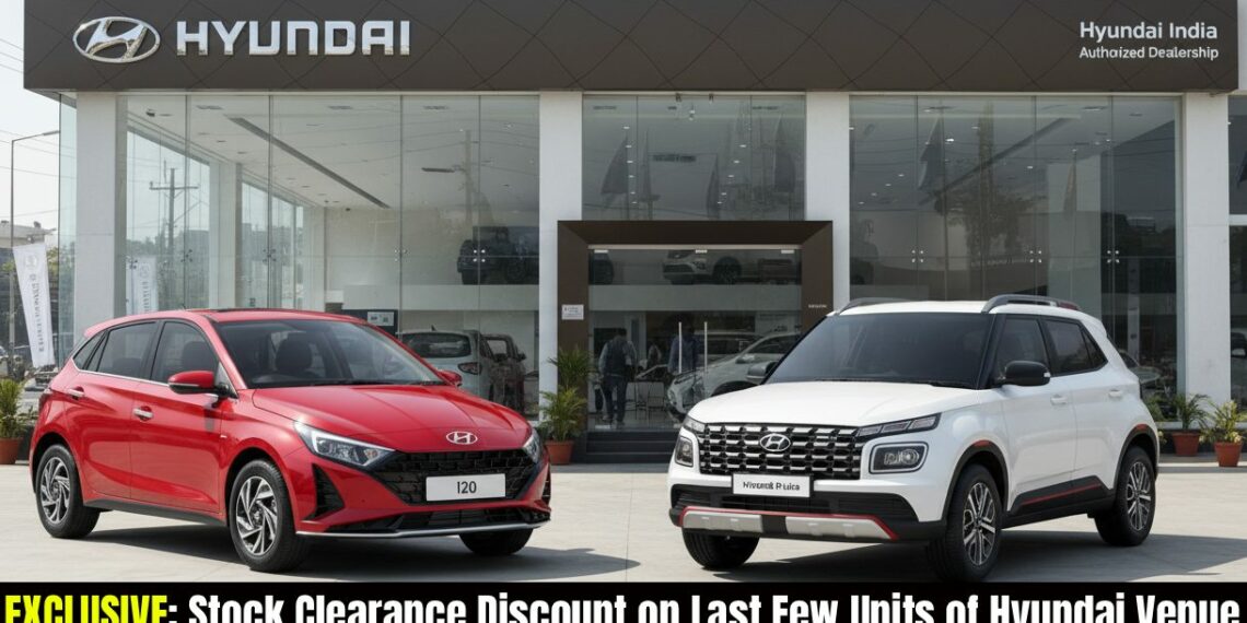 Stock Clearance Discount on Hyundai Venue Cheaper than i20