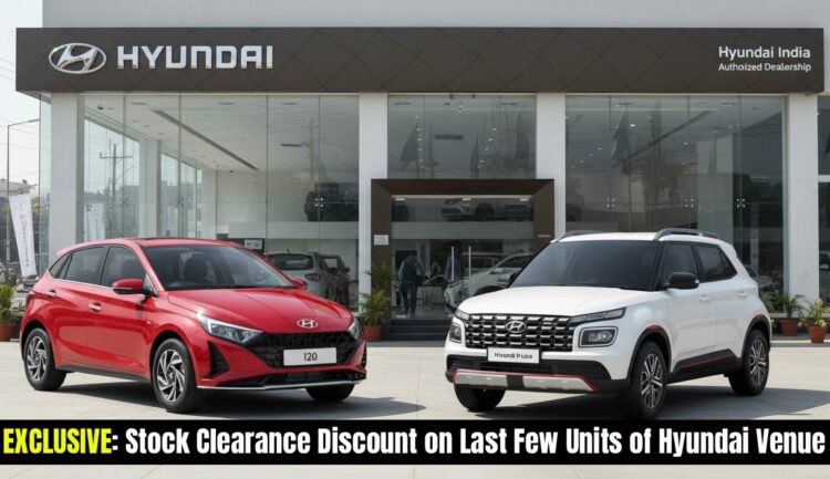 Stock Clearance Discount on Hyundai Venue Cheaper than i20
