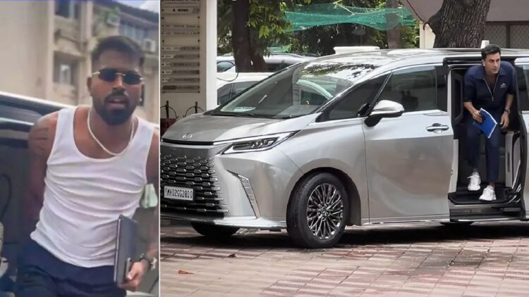 Indian Celebrities with Lexus LM350h Hybrid MPV