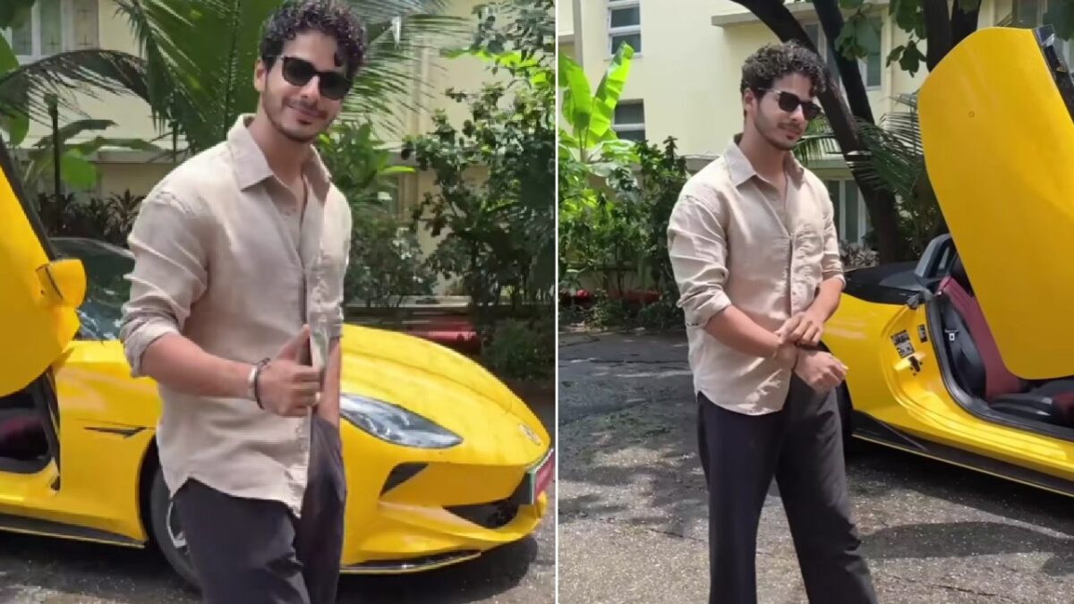 Ishaan Khatter Buys MG Cyberster