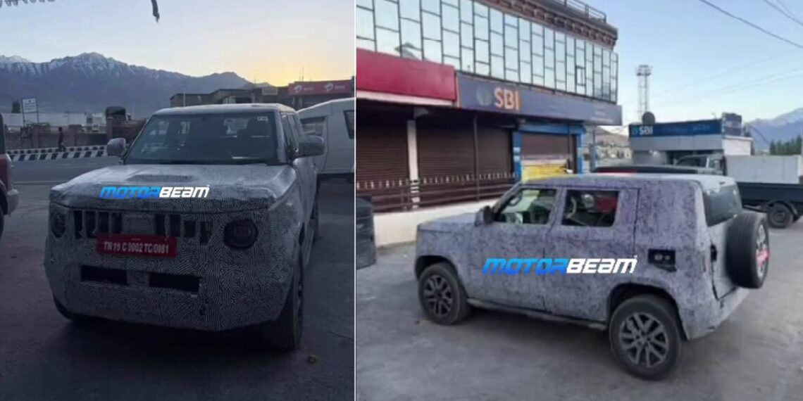 Mahindra Vision.S Spotted High-Altitude Testing