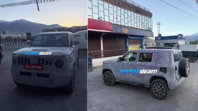 Mahindra Vision.S Spotted High-Altitude Testing