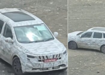 Mahindra XUV700 Facelift Spotted Testing