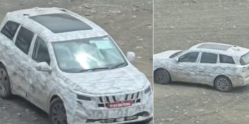 Mahindra XUV700 Facelift Spotted Testing
