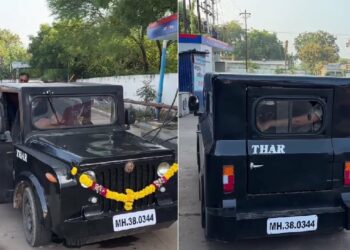 Maruti 800 Converted to Mahindra Thar