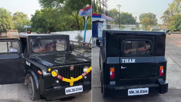 Maruti 800 Converted to Mahindra Thar