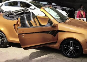 Modified 2-door Maruti 800 Sports Car