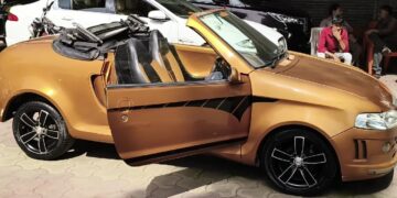 Modified 2-door Maruti 800 Sports Car