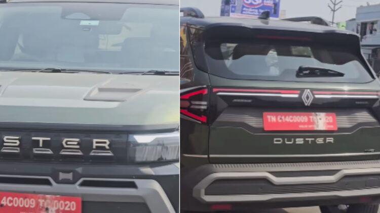 New Renault Duster Seen on Indian Roads Ahead of Launch