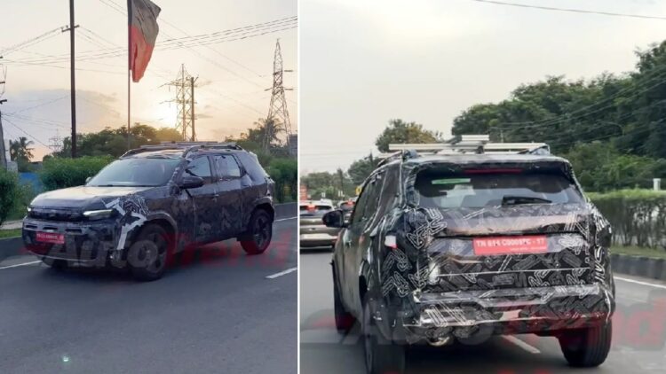 New Renault Duster Spied Testing
