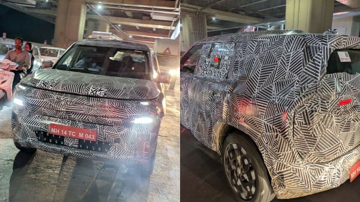 Upcoming Tata Sierra Exterior Spied