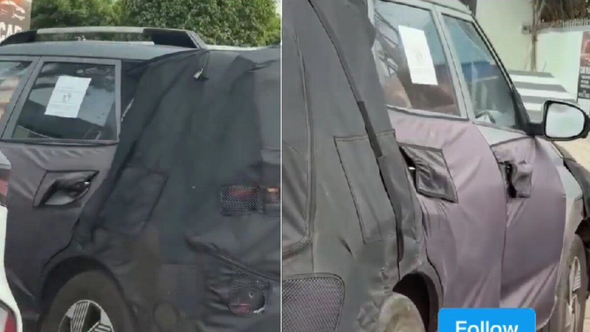 Next-Gen Hyundai Venue Seen Testing