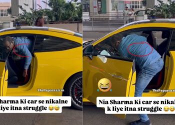 Nia Sharma Mercedes AMG CLE53