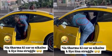 Nia Sharma Mercedes AMG CLE53