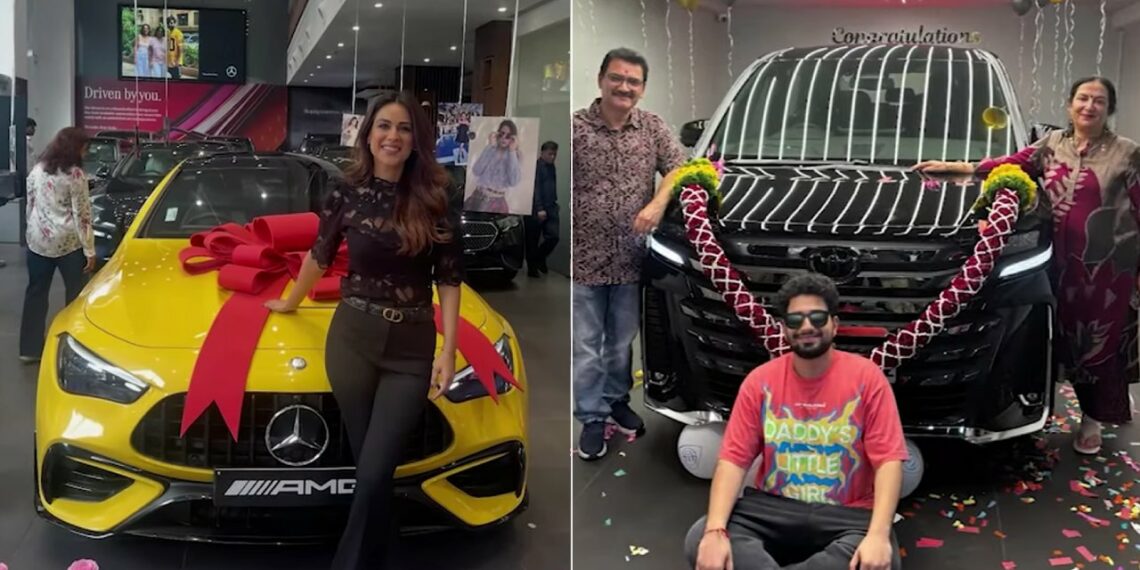 Samay Raina Buys Toyota Vellfire and Nia Sharma Buys Mercedes AMG CLE 53