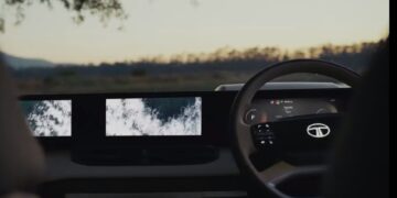 Tata Sierra Triple Screen Display Teaser