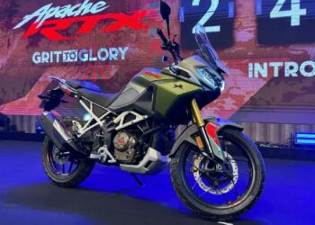 TVS Apache RTX 300 Launched in India
