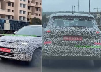 VW Taigun Facelift Spied Testing