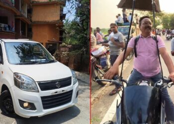 wife demands ac car man jugaad wife
