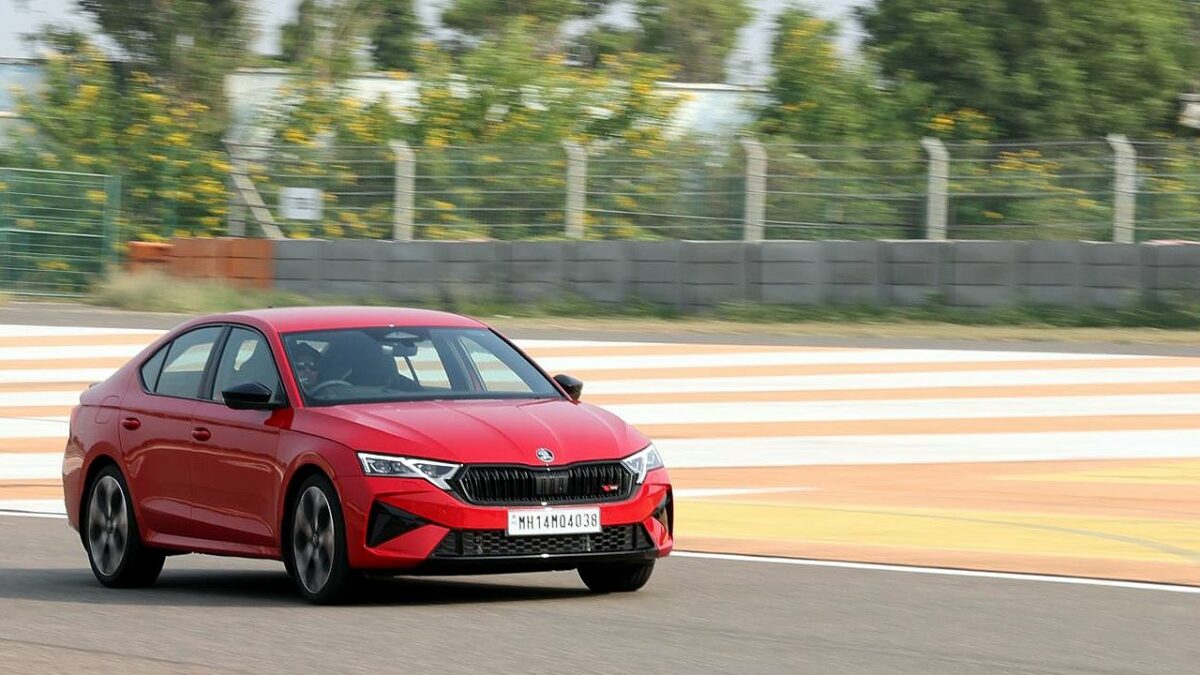 Skoda Octavia RS Test Drive Review Handling at BIC - CarBlogIndia