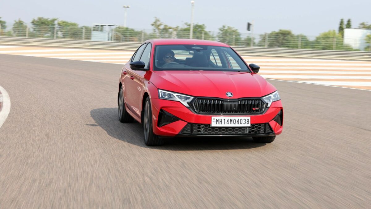 Skoda Octavia RS Test Drive Review at BIC CarBlogIndia