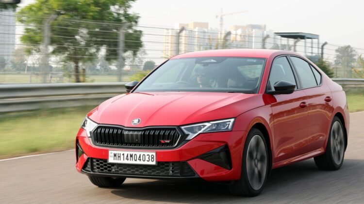 Skoda Octavia RS Test Drive Review at BIC - CarBlogIndia