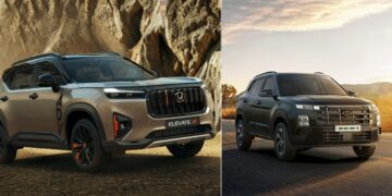 Honda Elevate ADV Edition vs Hyundai Creta King Knight Comparison